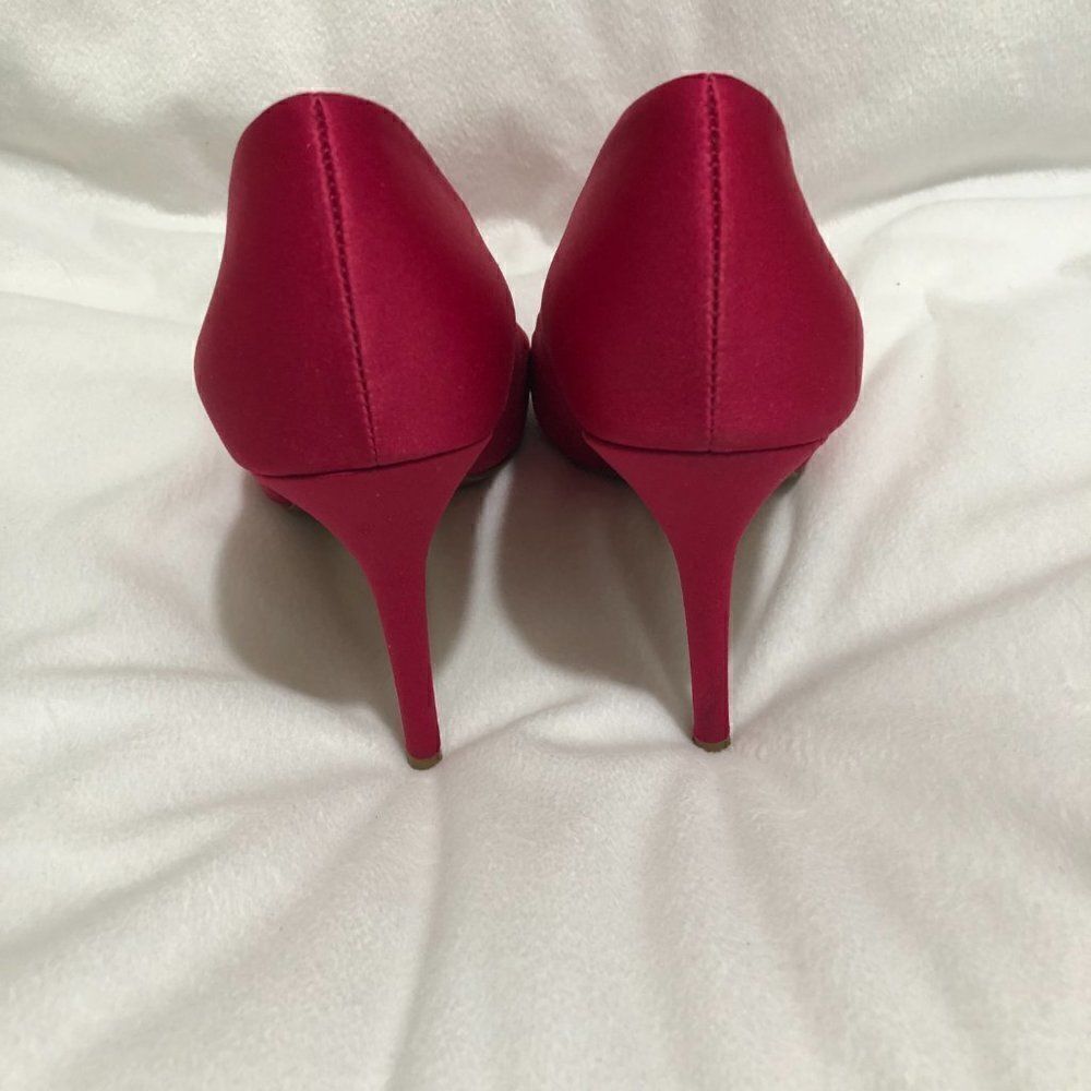 Michael Kors Claire Satin Pump - Ultra Pink - Picture 5 of 11